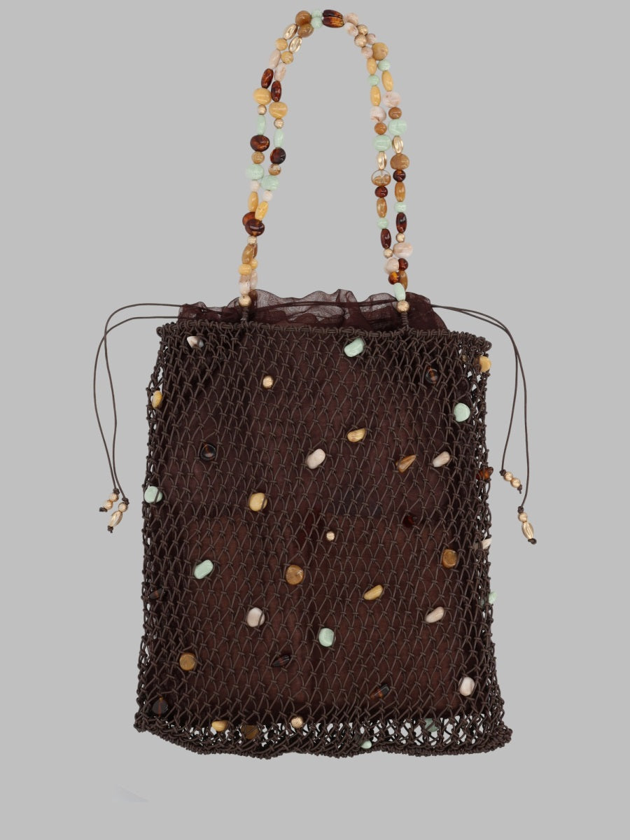 Cult Gaia Women Borsa Tote "Mercier" Con Perline Decorative