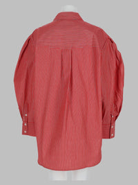 Ganni Women Camicia In Cotone A Righe