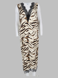 Ganni Women Abito Midi In Raso