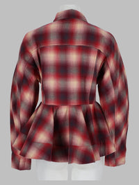 Ganni Women Camicia In Flanella Di Cotone