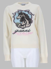 Ganni Women Maglia "Horse"