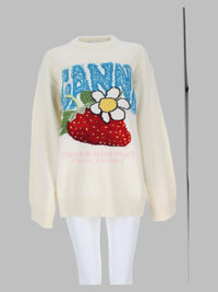 Ganni Women Maglia Con Logo