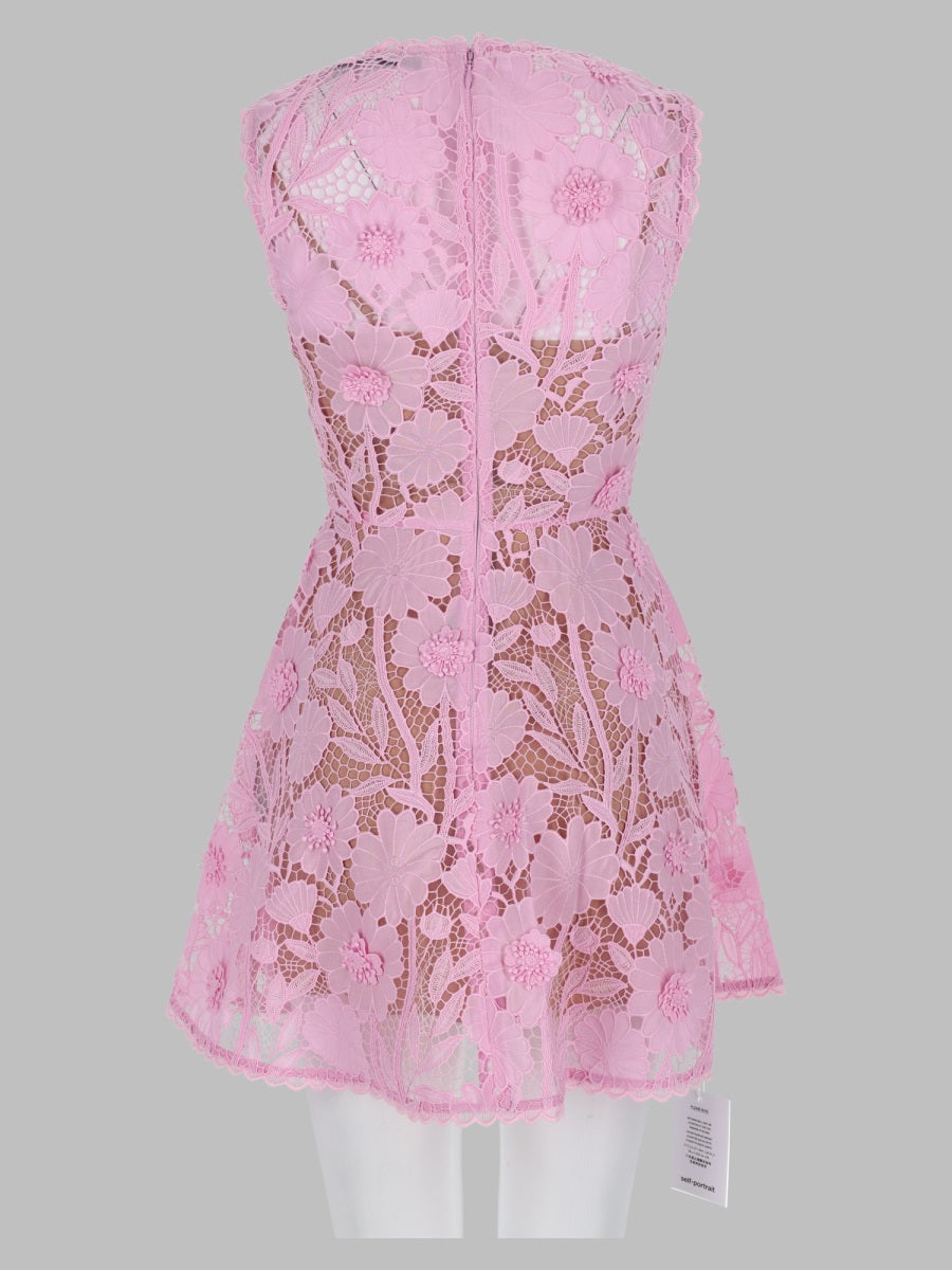 Self-Portrait Women Mini Abito In Pizzo