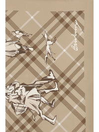 Burberry Women Check Silk Twill Scarf