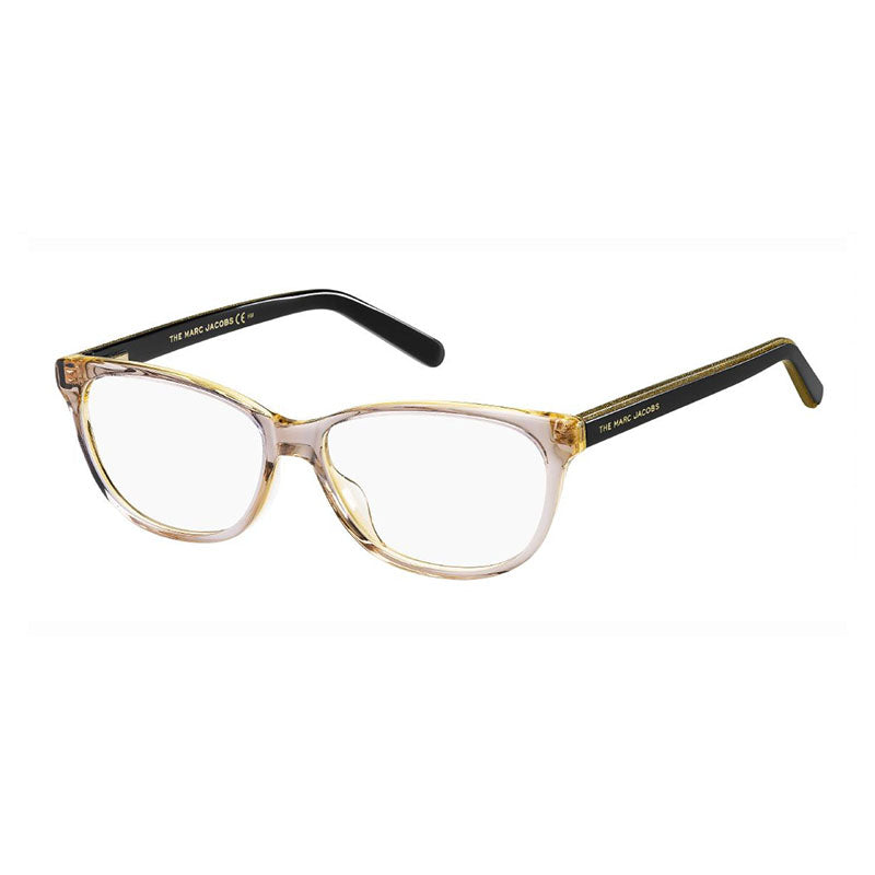 Marc Jacobs Eyeglasses Rectangle Full Rim, Transparent Brown Frame and Clear Demo Lens Lens MARC462009Q00