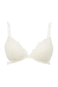 La Perla Off-White Macramé Push-Up Bra Lpd906397