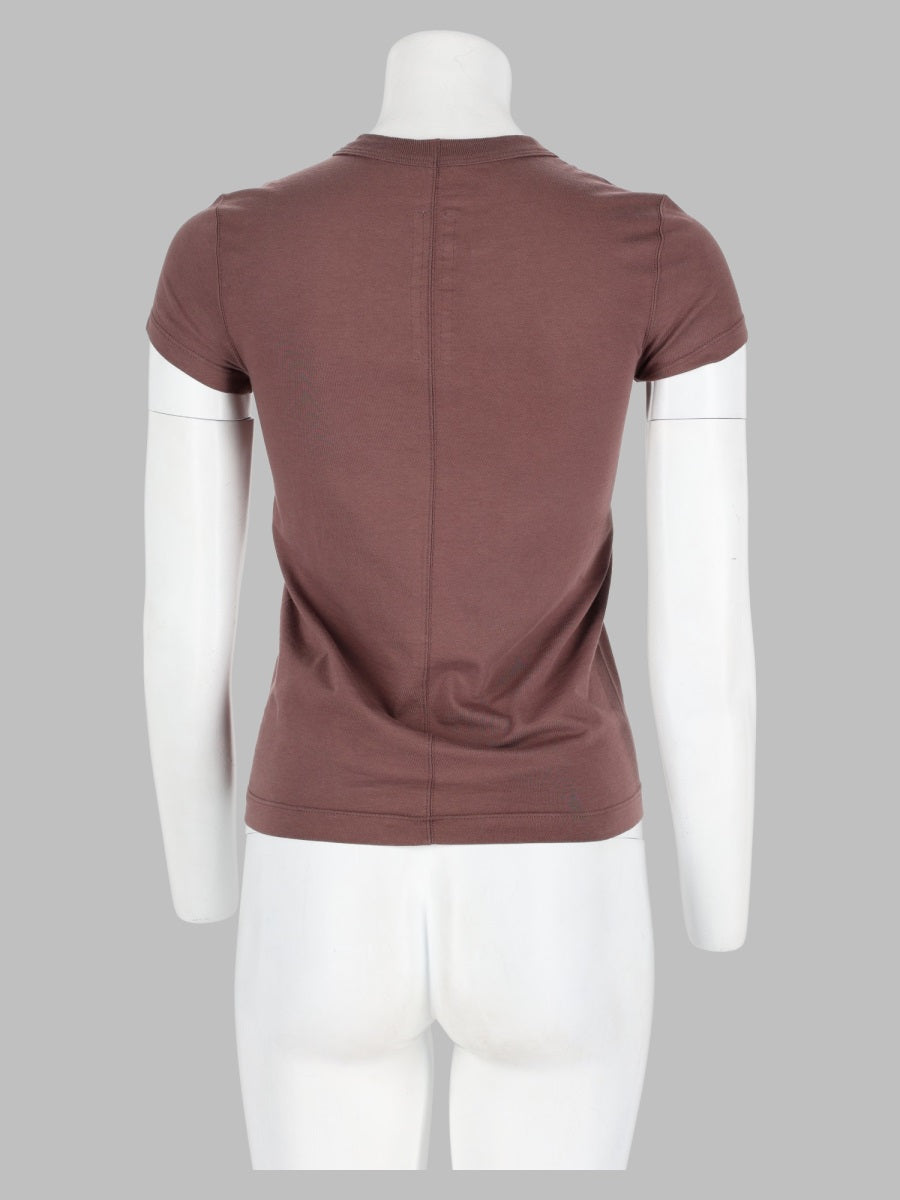 Rick Owens Women T-Shirt Cropped "Level T"