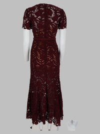 Self-Portrait Women Abito Midi In Pizzo