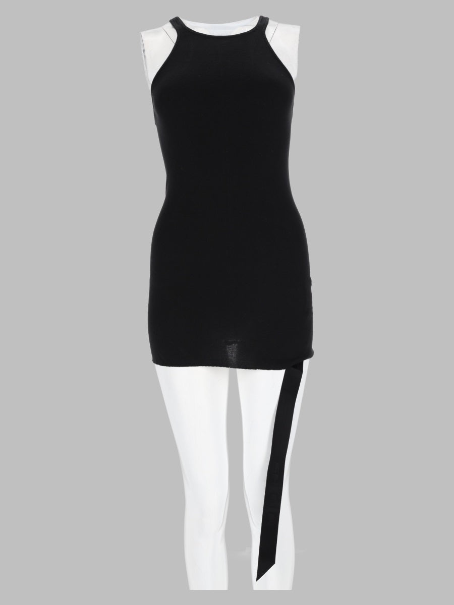 Rick Owens Drkshdw Women Tank Top "Racer" In Cotone