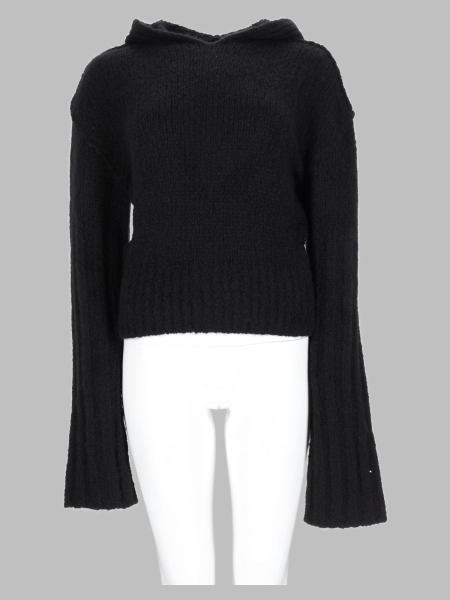 Rick Owens Women Maglia Cropped Con Cappuccio