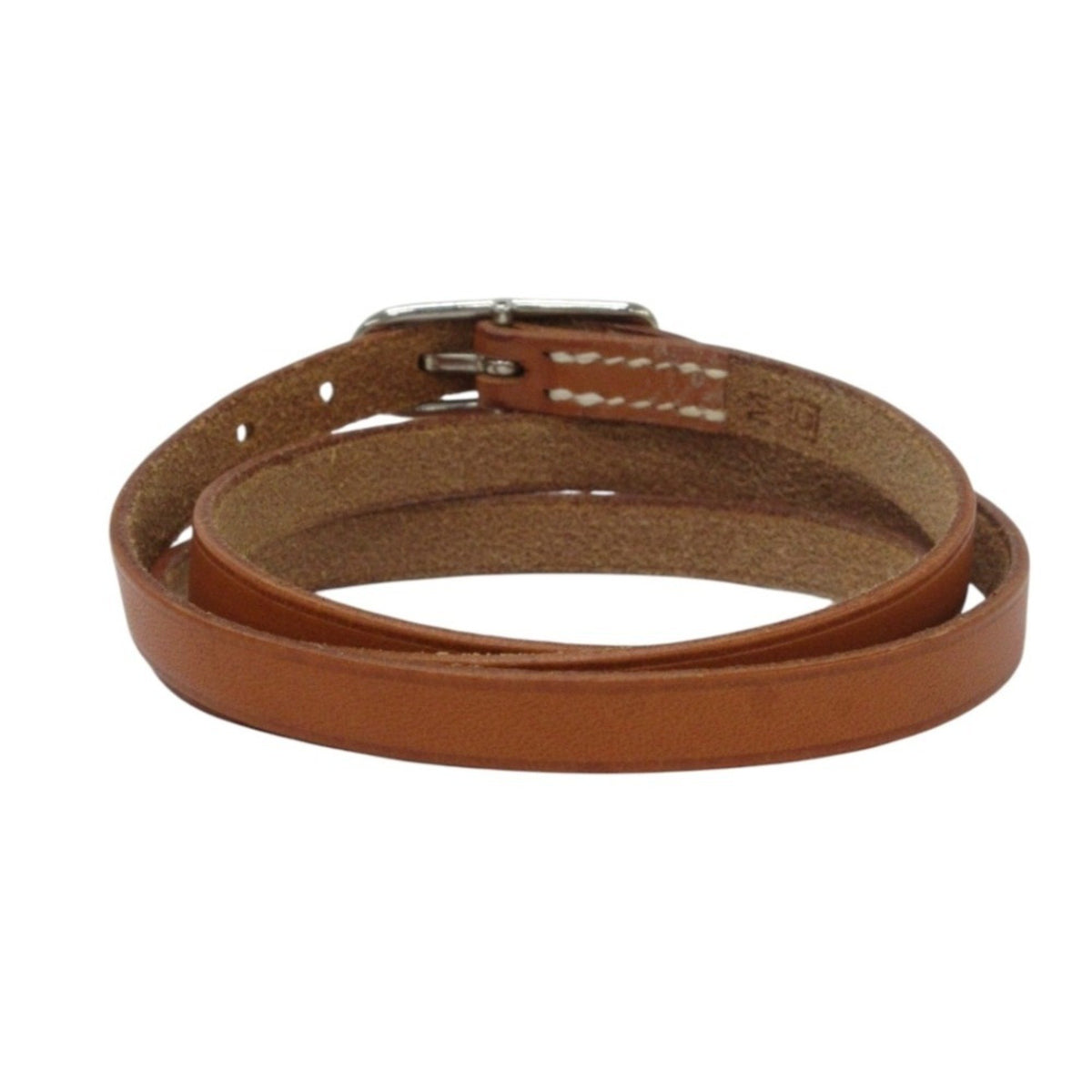 Hermès Hapi Camel Leather Bracelet (Authentic Pre-Loved)