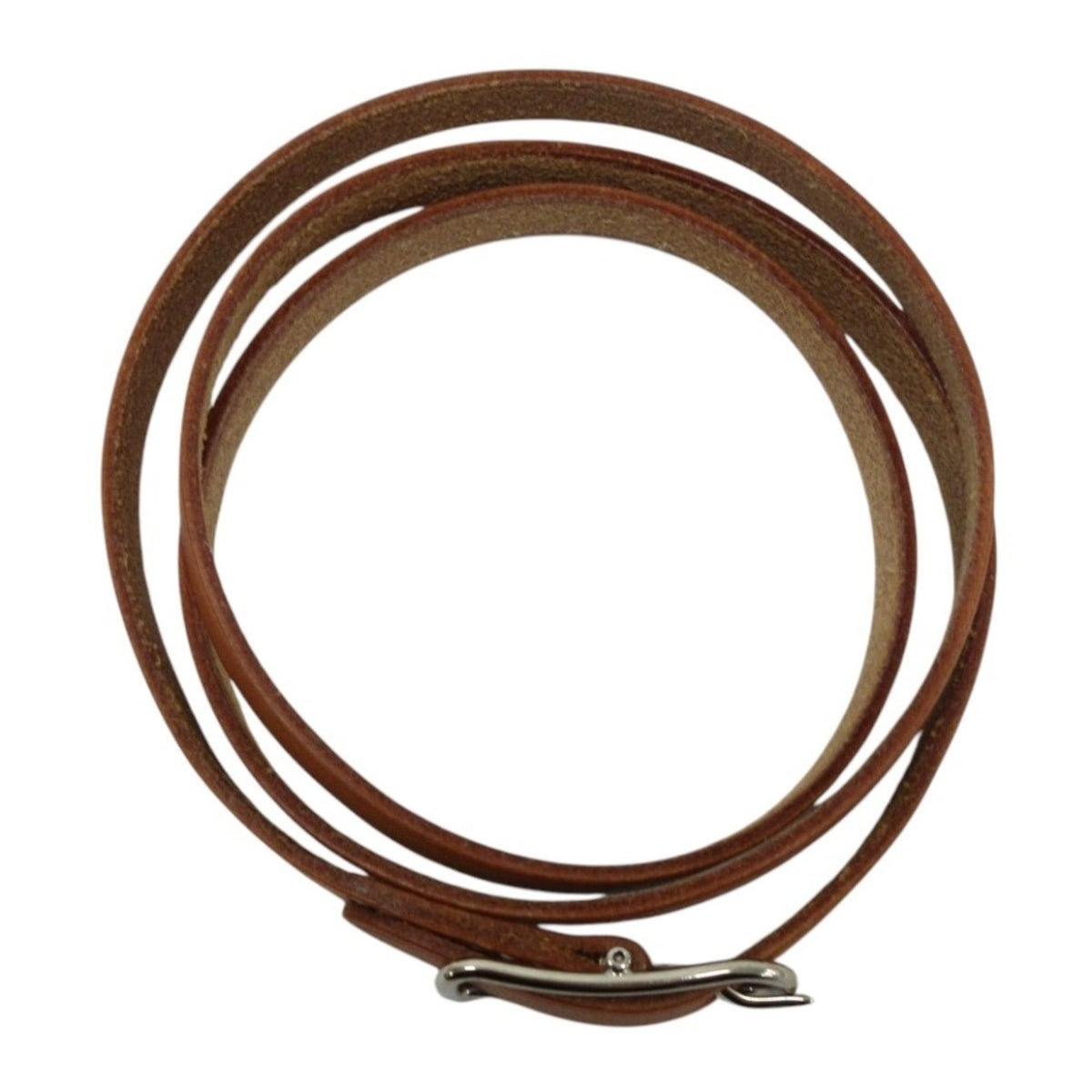 Hermès Hapi Camel Leather Bracelet (Authentic Pre-Loved)