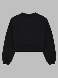 Dries Van Noten Women Felpa Cropped Con Coulisse