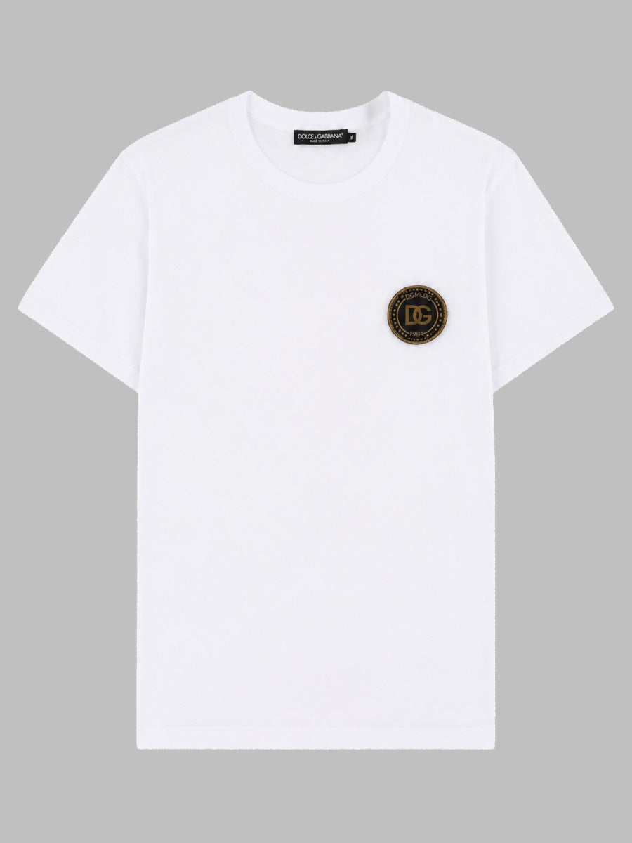 Dolce & Gabbana Men T-Shirt In Cotone Con Patch