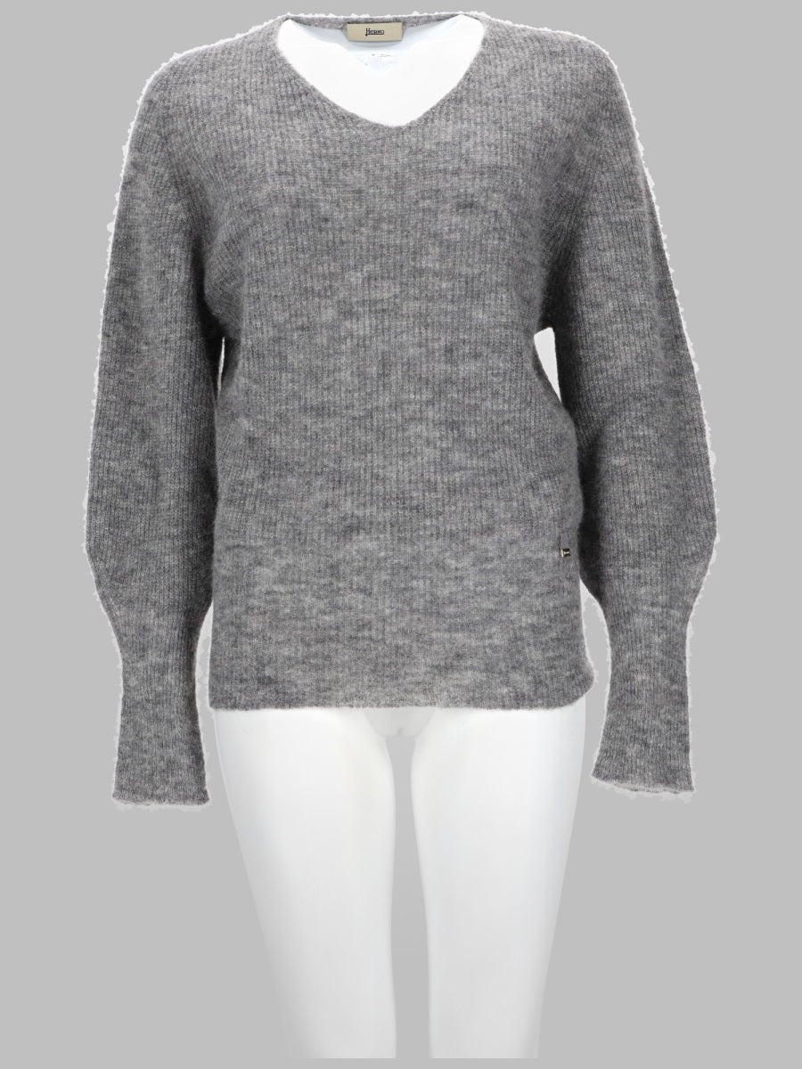 Herno Women Maglia In Alpaca E Lana