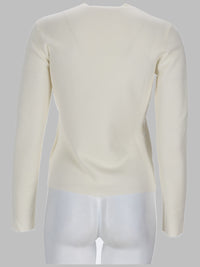 Max Mara Women Maglia In Filato Di Lana Con Logo A Rilievo