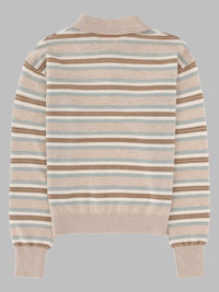 Guest In Residence Unisex Polo "Collegiate" In Maglia Di Cashmere