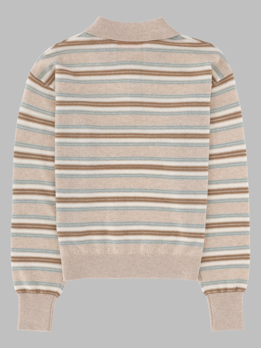 Guest In Residence Unisex Polo "Collegiate" In Maglia Di Cashmere
