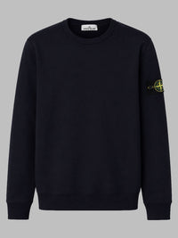 Stone Island Men Felpa Con Patch Logo