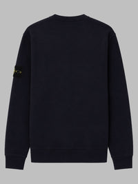 Stone Island Men Felpa Con Patch Logo