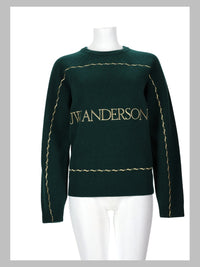 Jw Anderson Men Maglia Con Logo Ricamato
