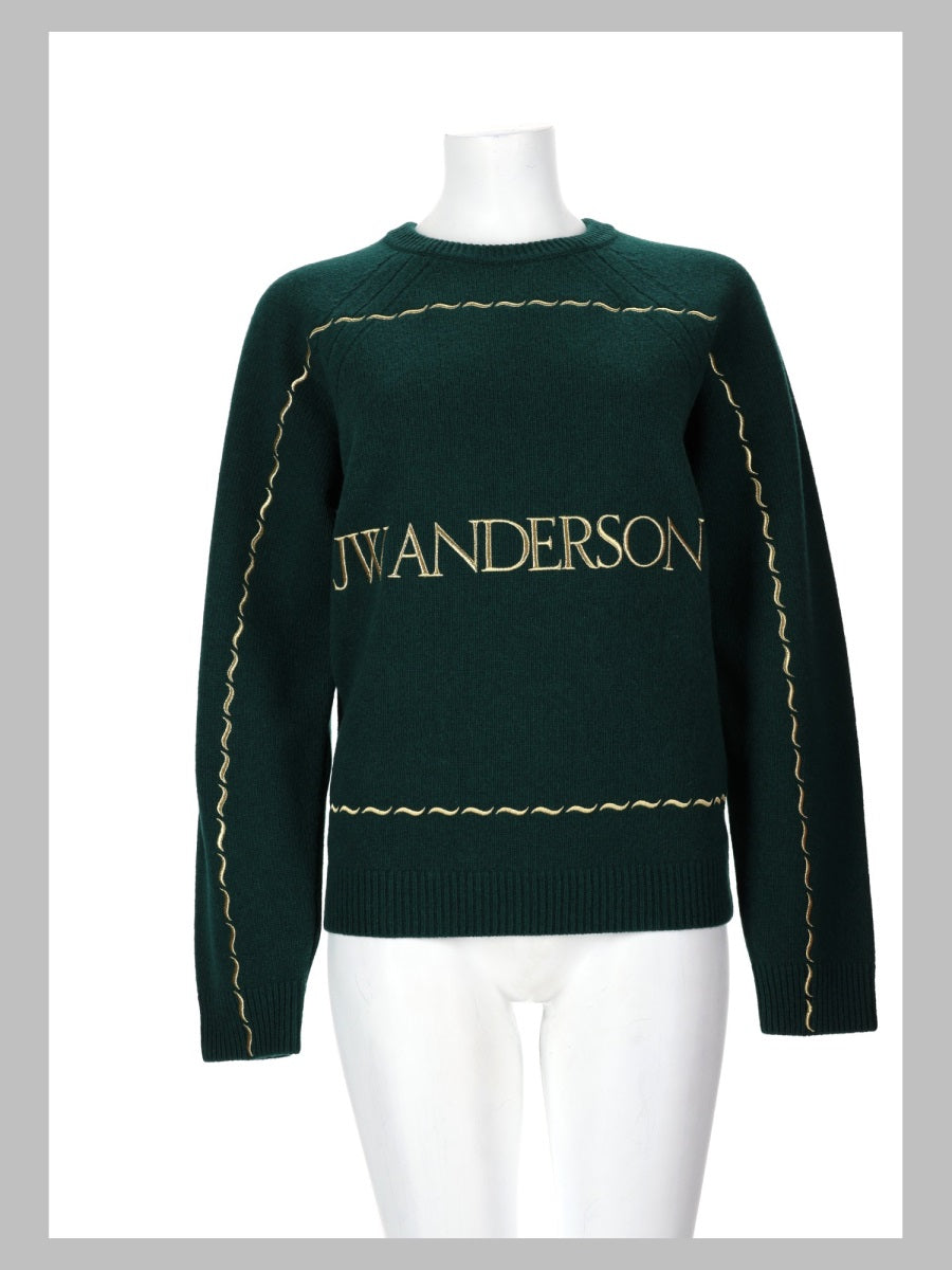 Jw Anderson Men Maglia Con Logo Ricamato