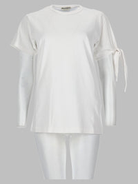 Jw Anderson Women T-Shirt Con Manica Annodata