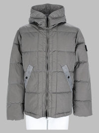 STONE ISLAND Stone Island Men Piumino Con Collo Alto E Patch Logo