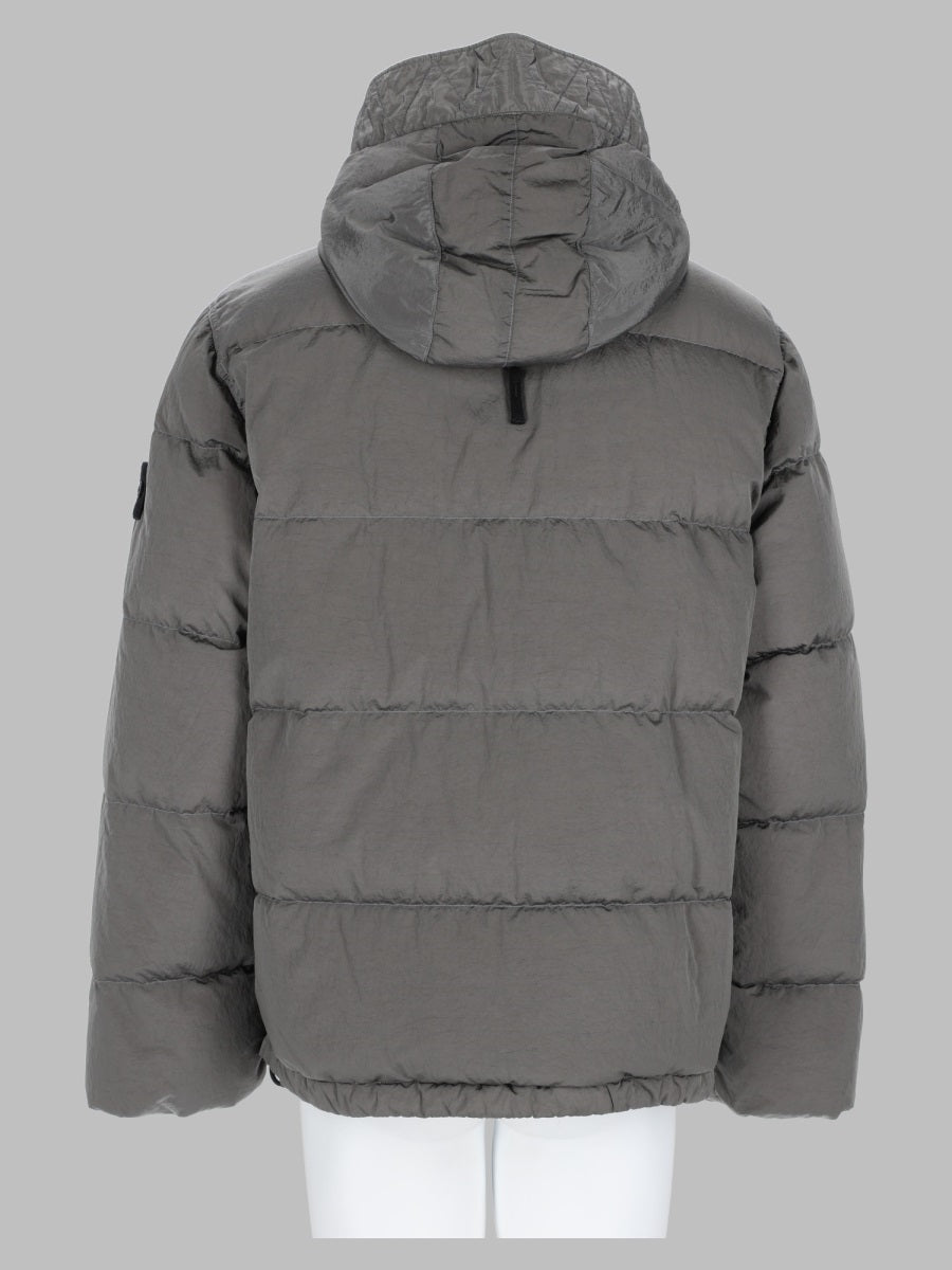STONE ISLAND Stone Island Men Piumino Con Collo Alto E Patch Logo
