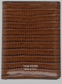 Tom Ford Men Portacarte Pieghevole "T Line Classic"