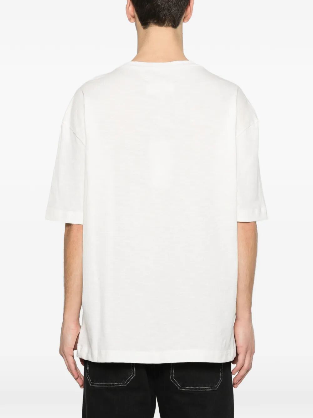 Maison Margiela Men Graphic-Print Cotton T-Shirt