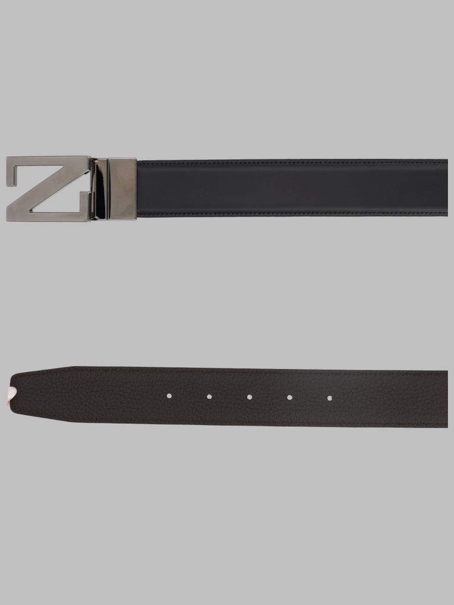 Zegna Men Cintura "Z" Monogram Reversibile
