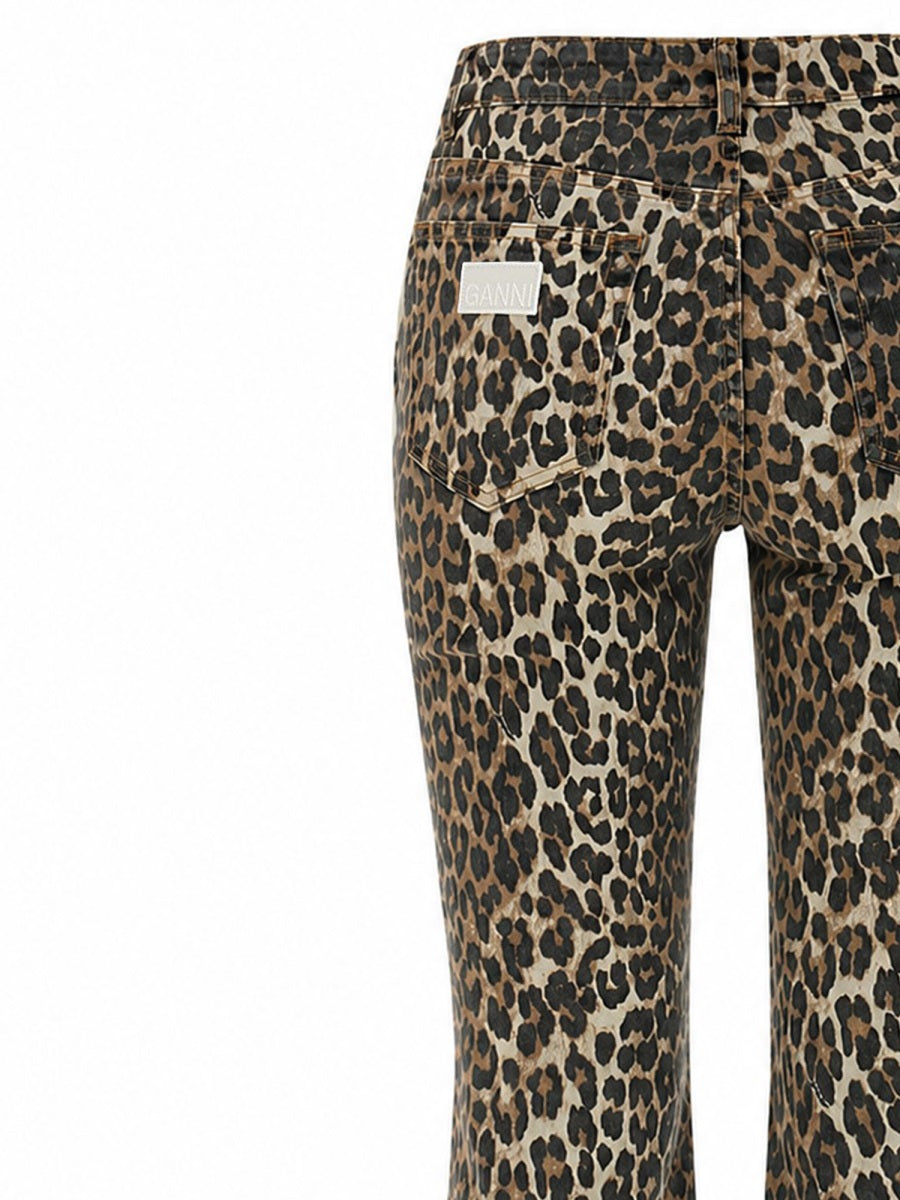 Ganni Women Jeans Animalier
