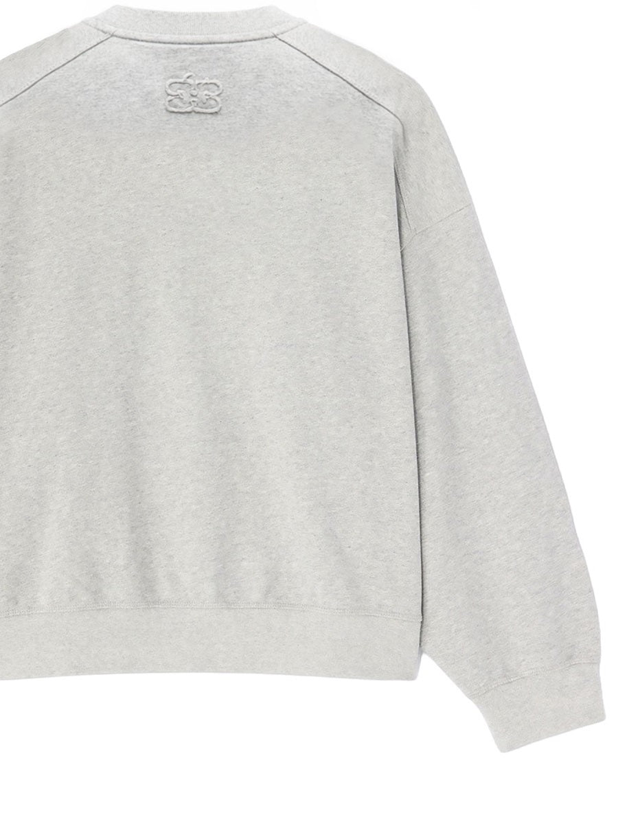 Ganni Women Felpa Con Logo