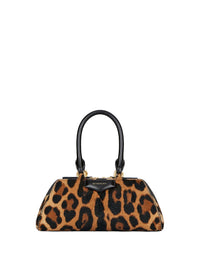 GIVENCHY Givenchy Women Mini Antigona East-West Bag In Leopard Pony Effect Leather