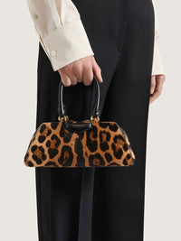 GIVENCHY Givenchy Women Mini Antigona East-West Bag In Leopard Pony Effect Leather