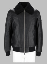 MOOSE KNUCKLES Moose Knuckles Men Bomber "Toba" In Pelle