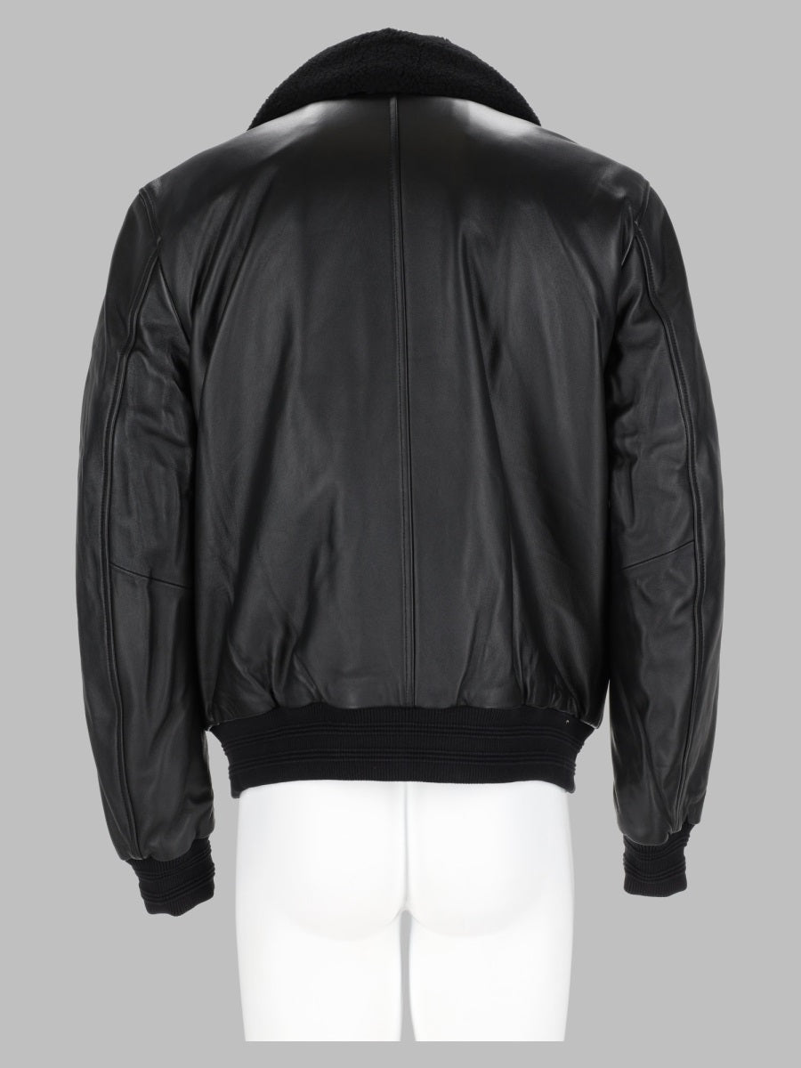 MOOSE KNUCKLES Moose Knuckles Men Bomber "Toba" In Pelle