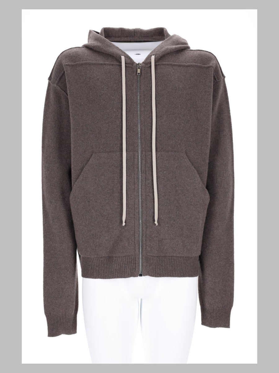 Rick Owens Men Felpa In Maglia Di Di Cashmere