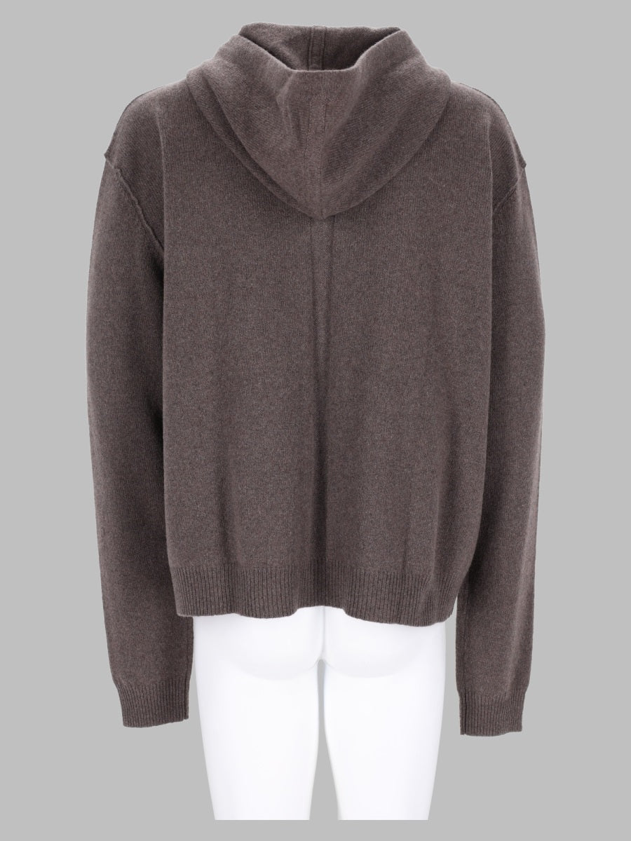Rick Owens Men Felpa In Maglia Di Di Cashmere