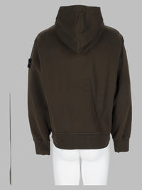 Stone Island Men Felpa Con Patch Logo