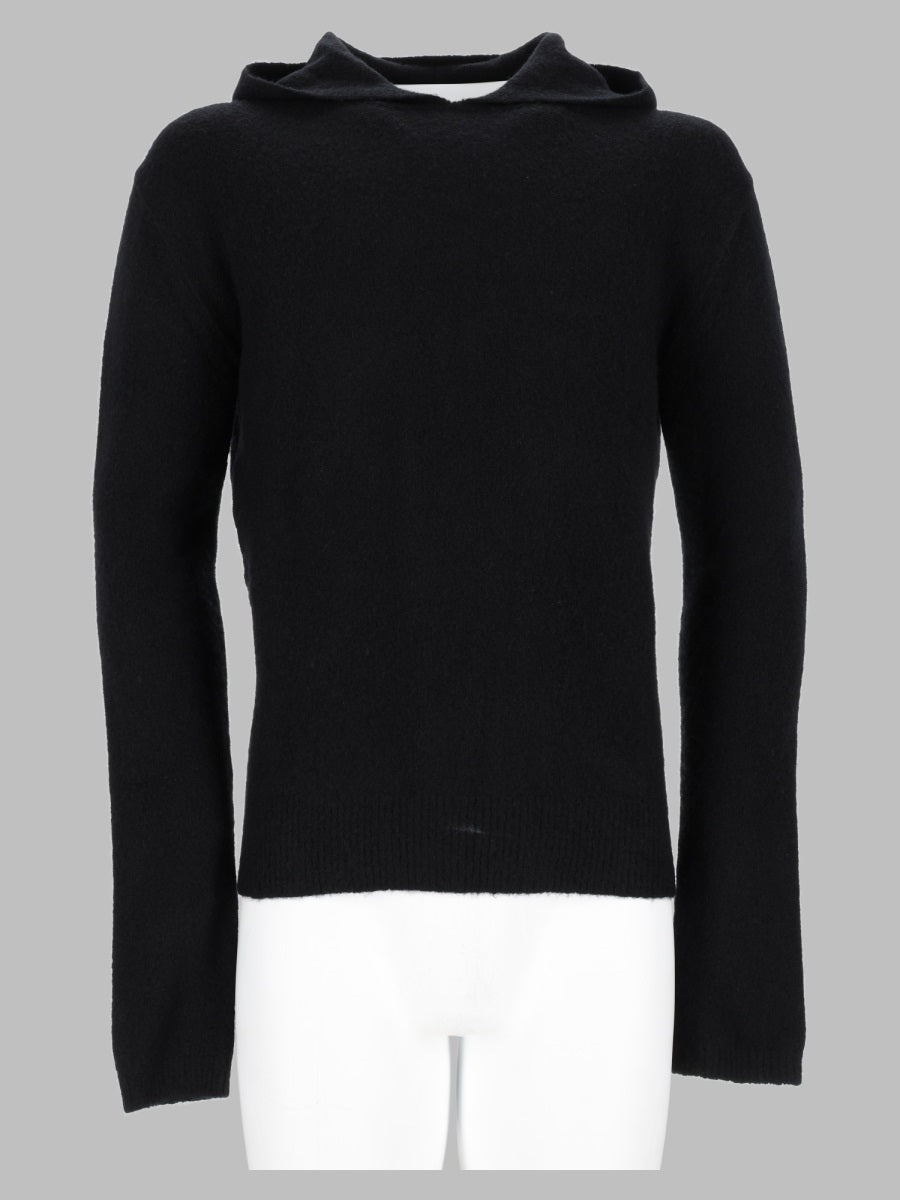 Rick Owens Men Maglia In Cashmere Con Cappuccio