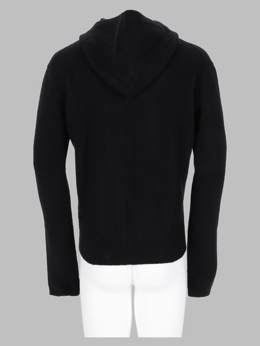 Rick Owens Men Maglia In Cashmere Con Cappuccio