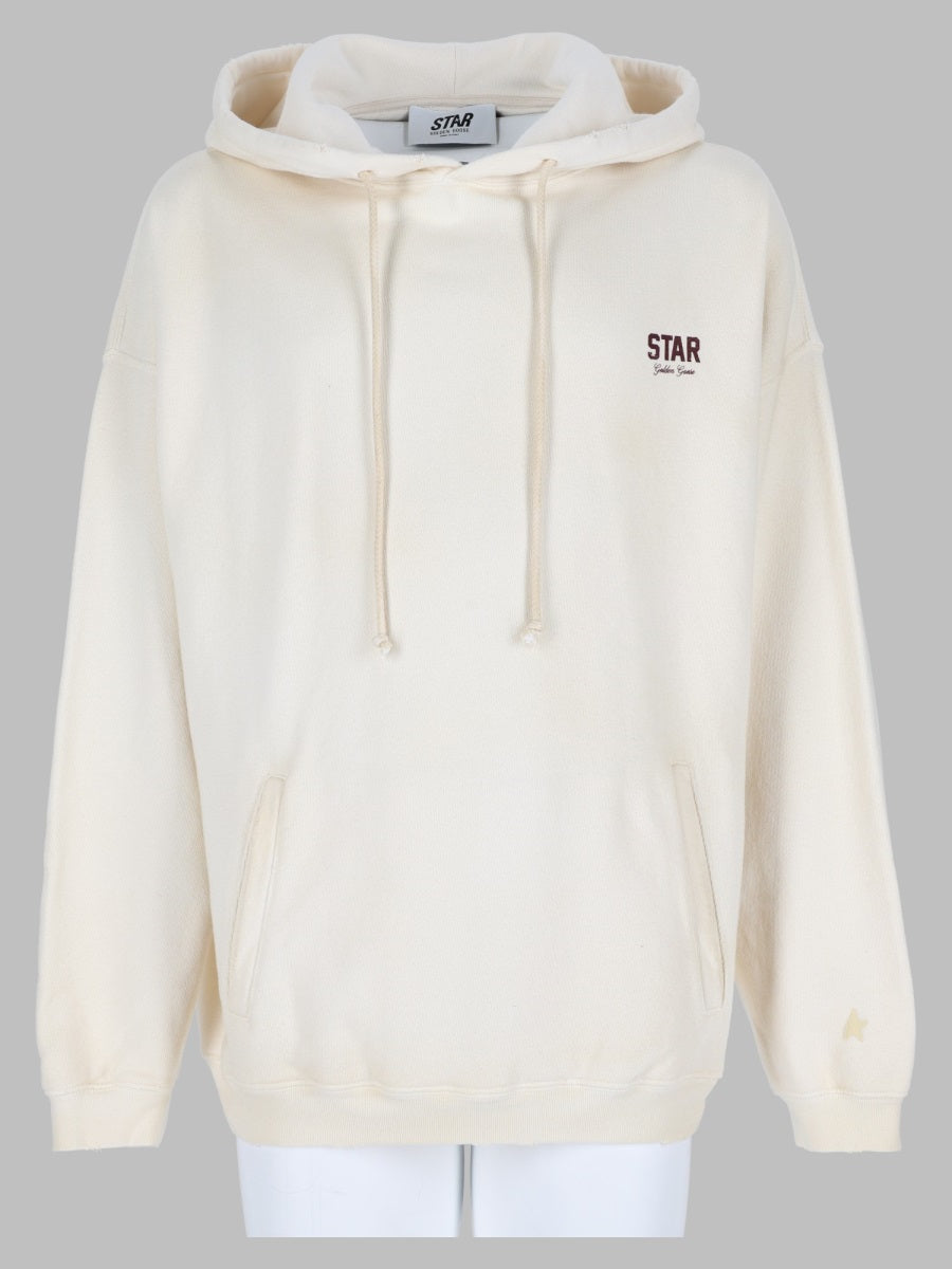 Golden Goose Men Felpa "Star" Con Cappuccio E Logo