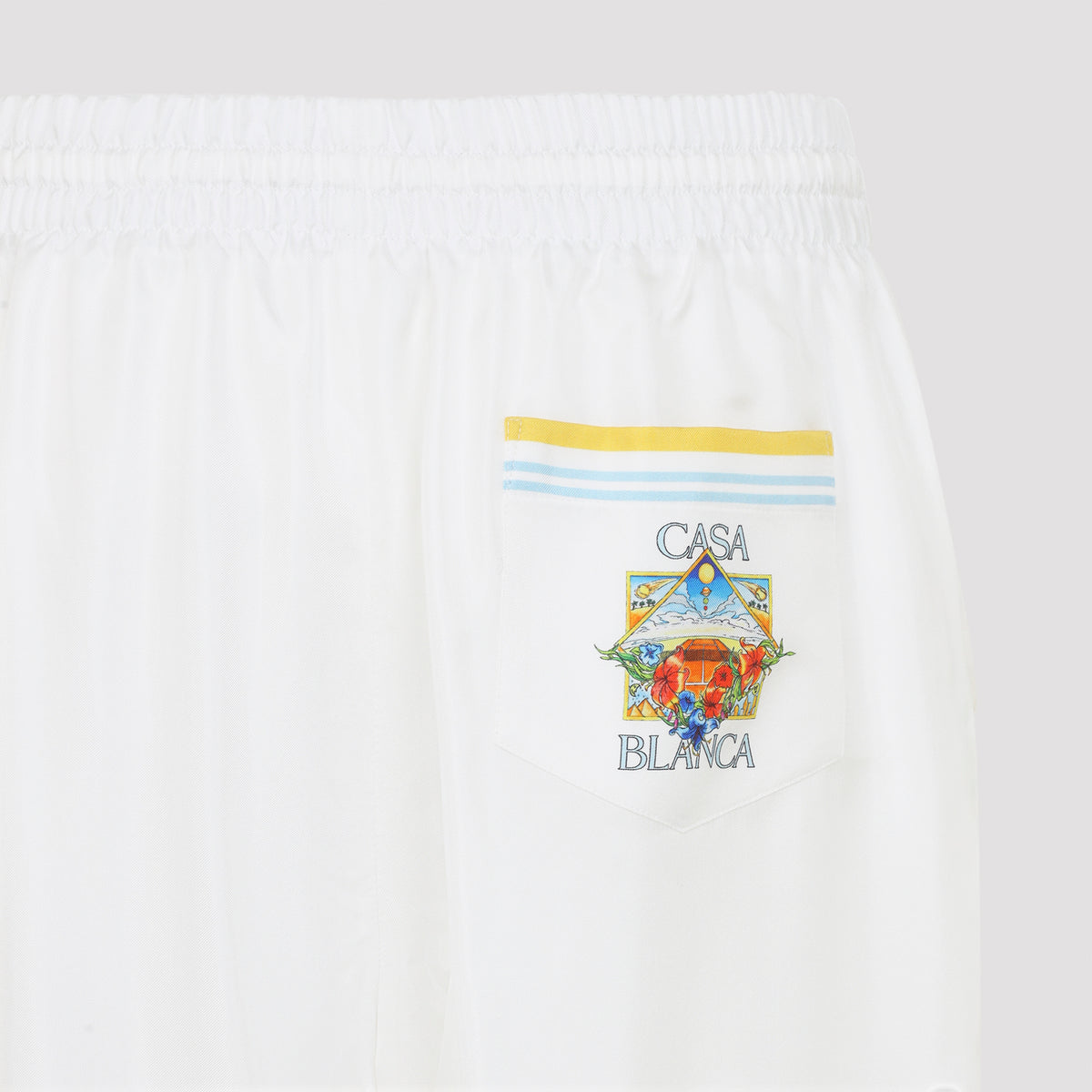 Casablanca Flower Court Icon Shorts Men