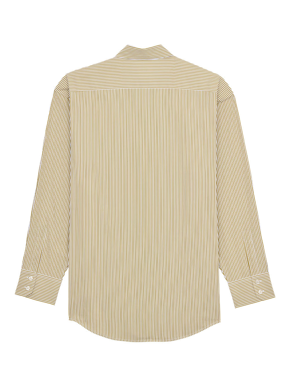SAINT LAURENT PARIS Striped Cotton Poplin Cassandre Shirt Women