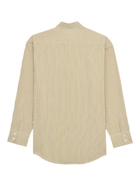 SAINT LAURENT PARIS Striped Cotton Poplin Cassandre Shirt Women