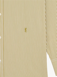 SAINT LAURENT PARIS Striped Cotton Poplin Cassandre Shirt Women