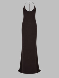 Tom Ford Women Abito Lungo In Satin Di Seta