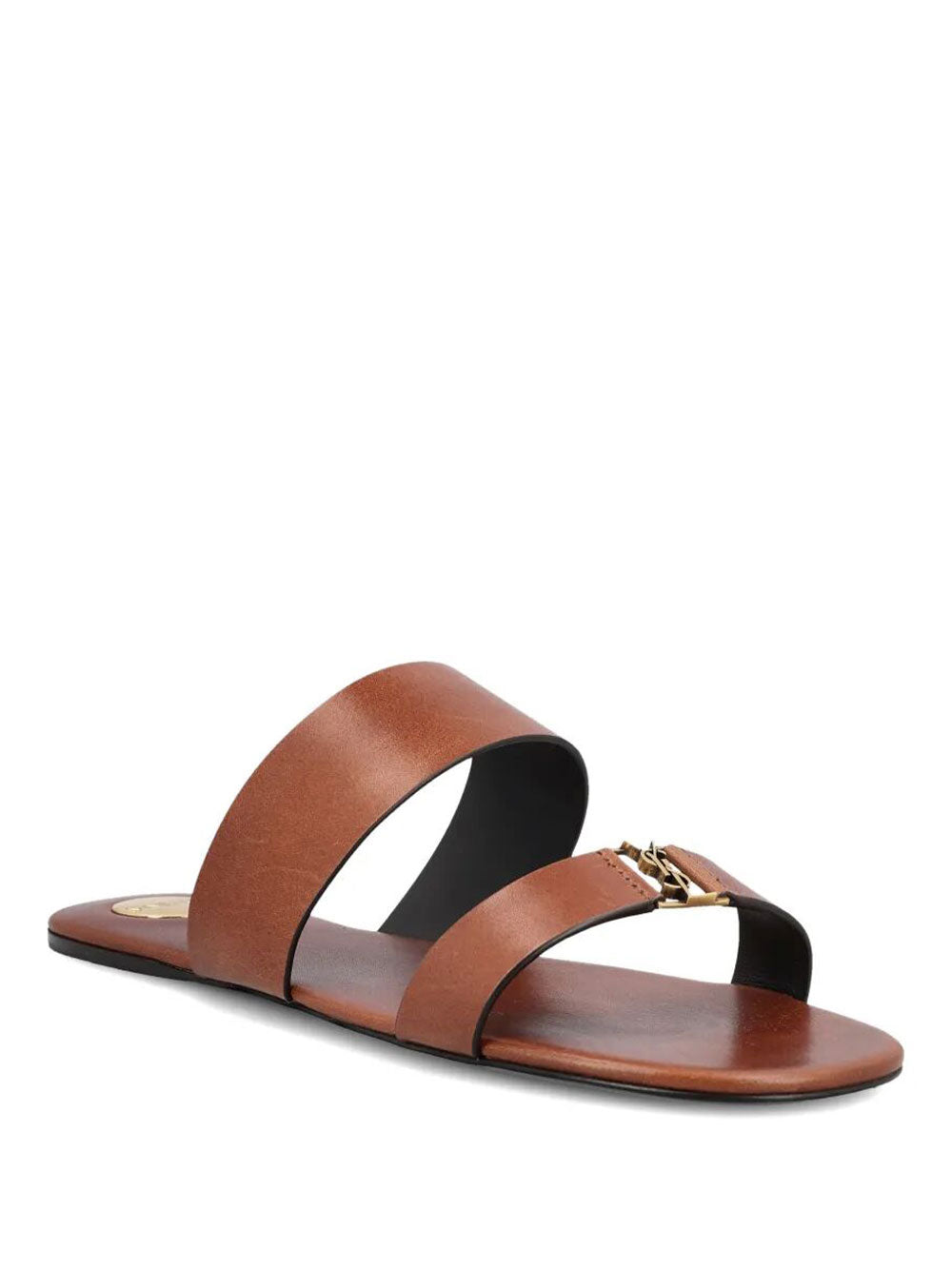 SAINT LAURENT Saint Laurent Women Babylone Slides In Smooth Leather